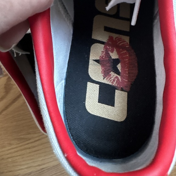 Converse One Star Lips Pro Sneakers Shoes Low Skate Canvas Lace Up Mens Size 9.5 - Picture 3 of 11